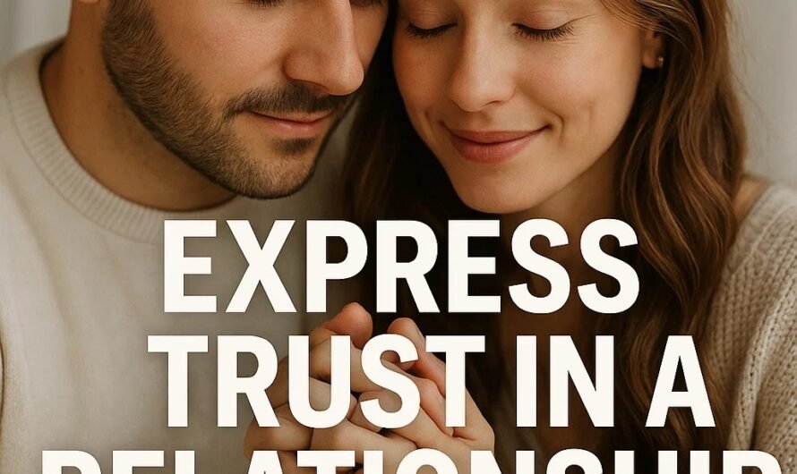 How to Express Trust in a Relationship: Building Security Through Words and Actions