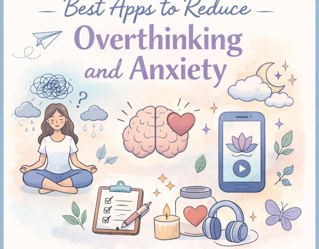 best apps to reduce overthinking and anxiety