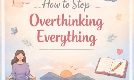 how to stop overthinking everything