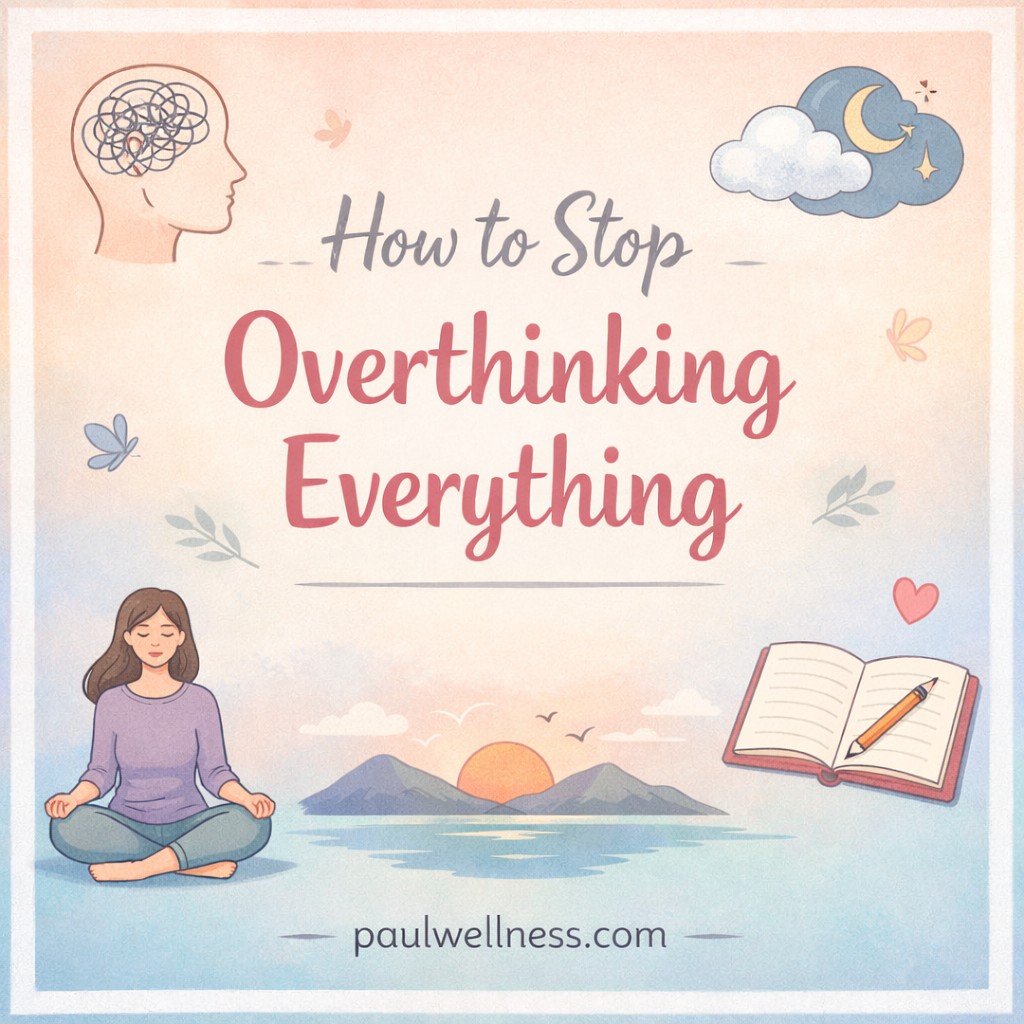 How to Stop Overthinking Everything - Paul Wellness