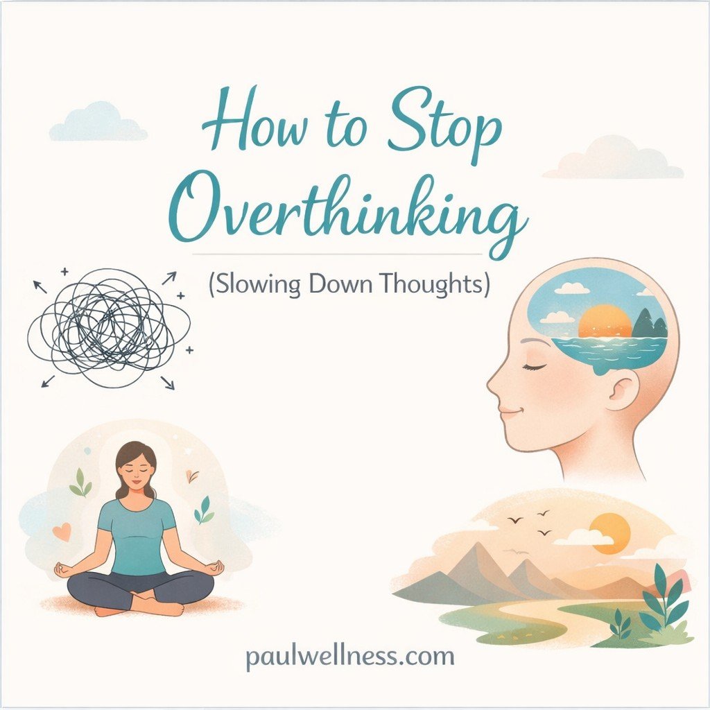 How to Stop Overthinking (Slowing Down Thoughts) - Paul Wellness