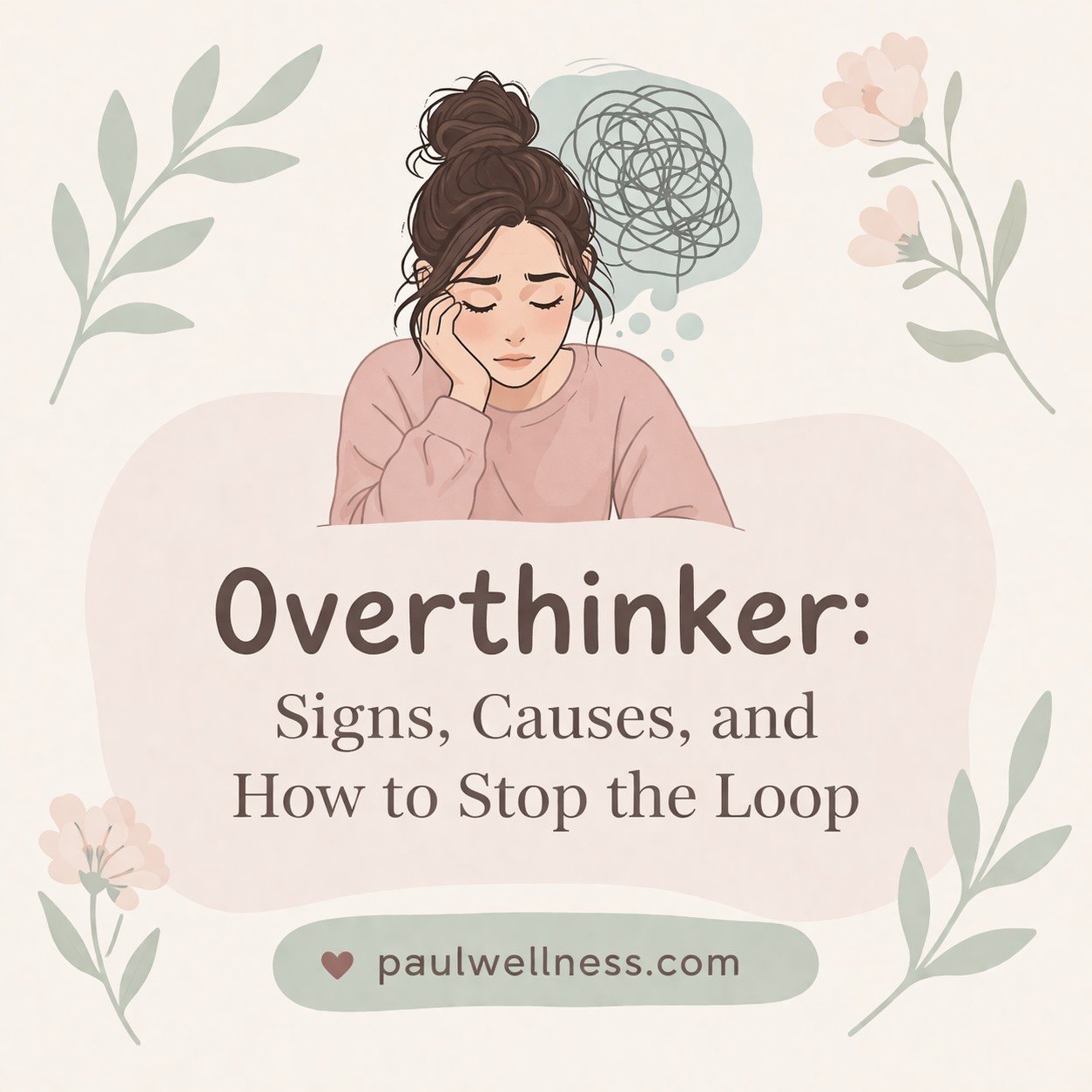 Thinker Sign Overthinker: Signs, Causes, and How to Stop the Loop - Paul Wellness