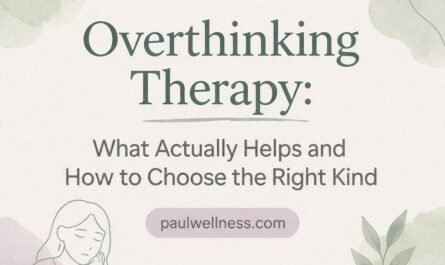 overthinking therapy