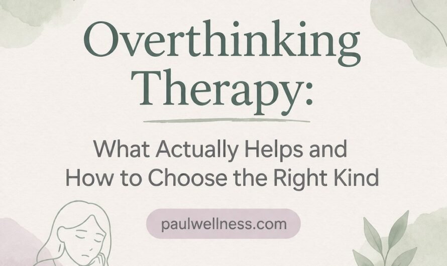 Overthinking Therapy: What Actually Helps and How to Choose the Right Kind